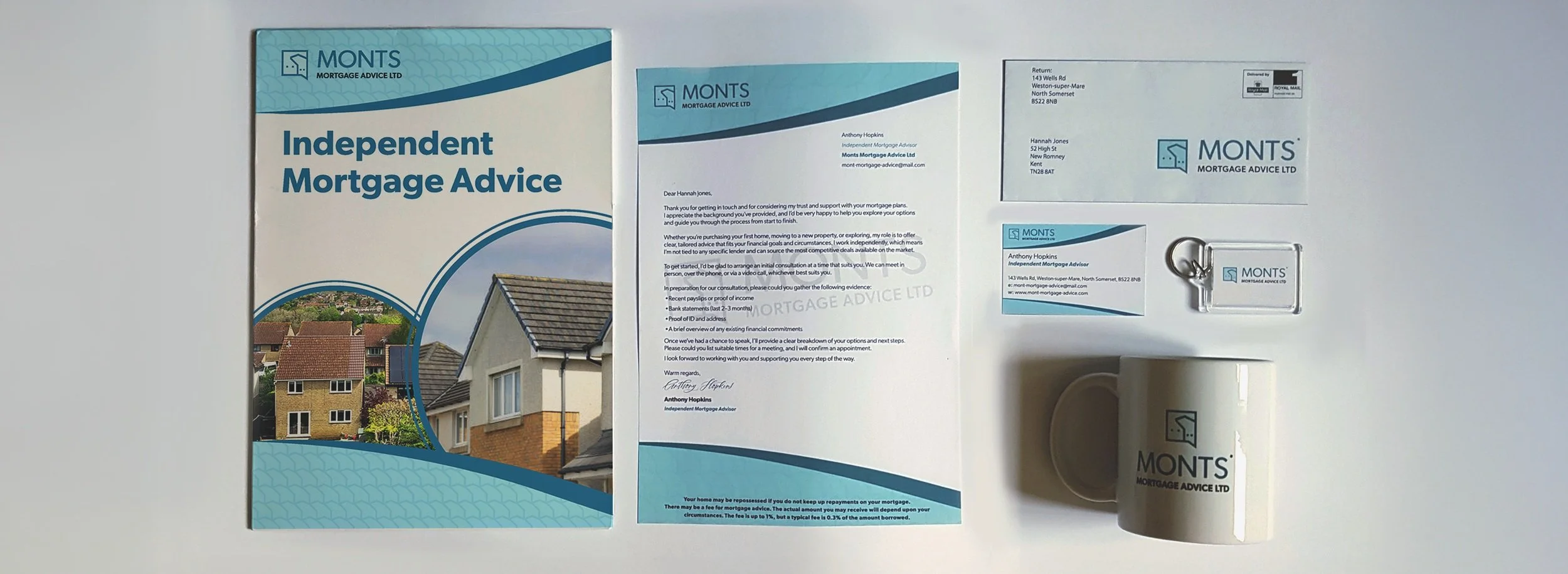 Monts Mortgage Advice Ltd Stationery