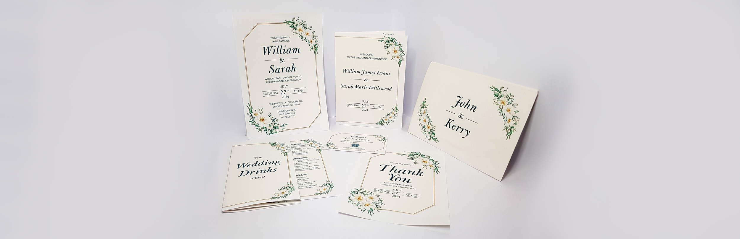 W&S Wedding Stationery Cover 2