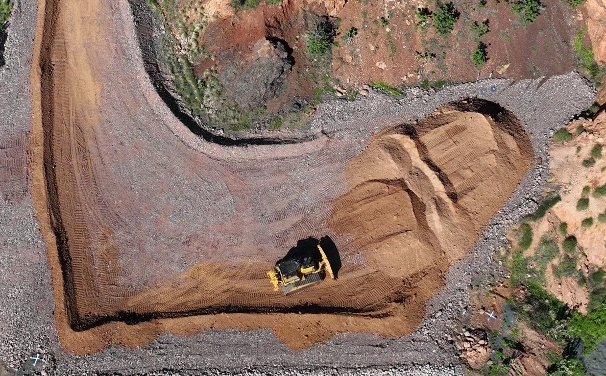 Old Fines Dam Spillway Completion