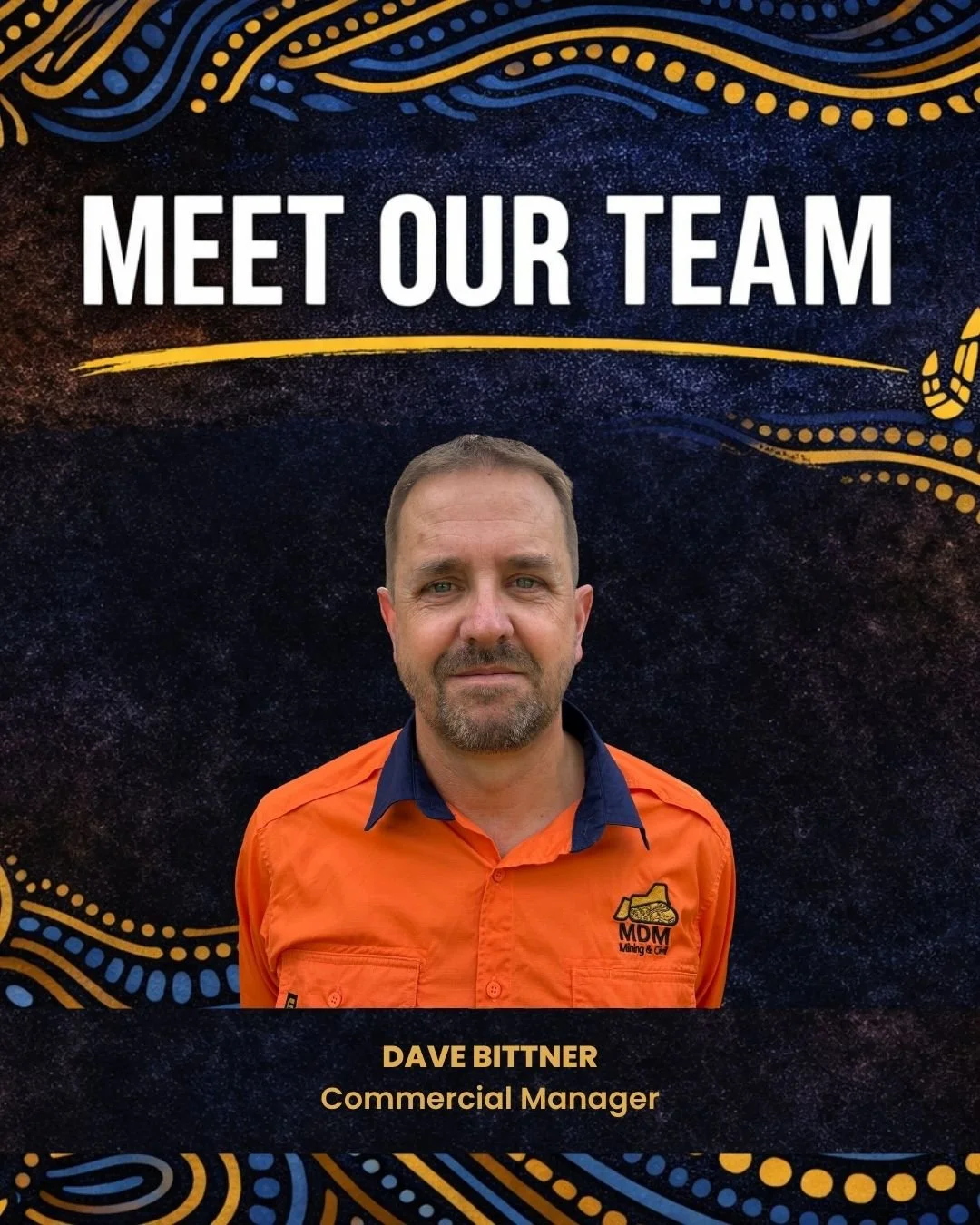 Say g&rsquo;day to Dave Bittner, MDM&rsquo;s new Commercial Manager 👋

Dave&rsquo;s just jumped on board and is already getting stuck into the numbers, the projects and the people that make MDM what it is.

A few quick facts:
👉 Perth-based, with re