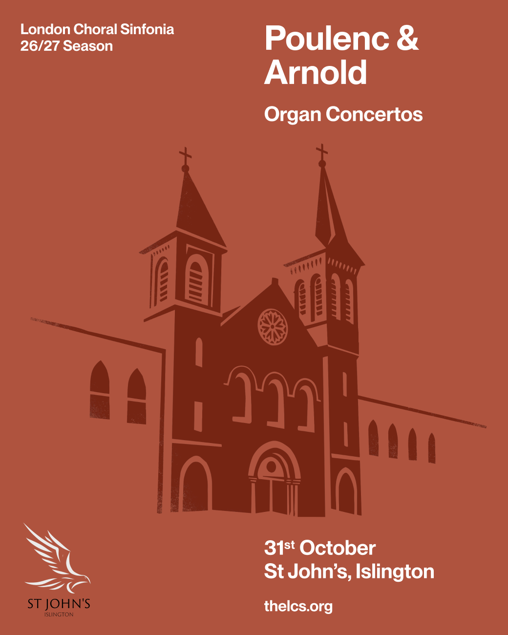 Poulenc and arnold organ concertos