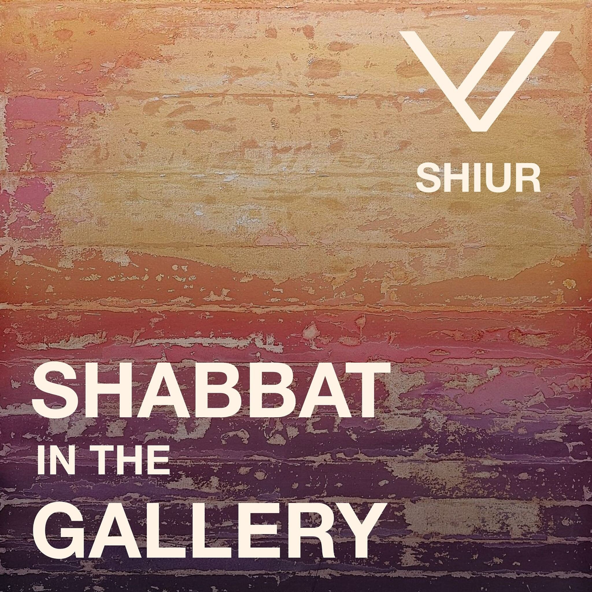 SHIUR is coming to New York on March 15 for SHIUR Shabbat in the Gallery&hellip; registration link in profile 

How can contemporary art reveal new insights into ancient texts and narrative? How can seemingly unrelated texts create a new con-text to 