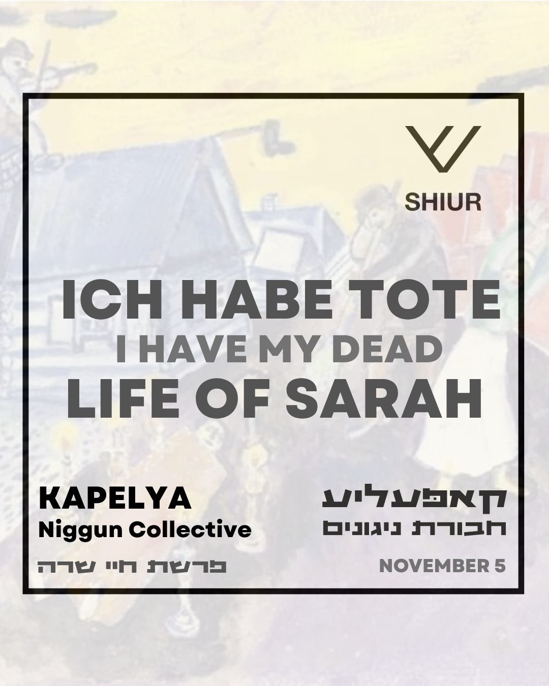 SHIUR Berlin: Kapelya Niggun Collective