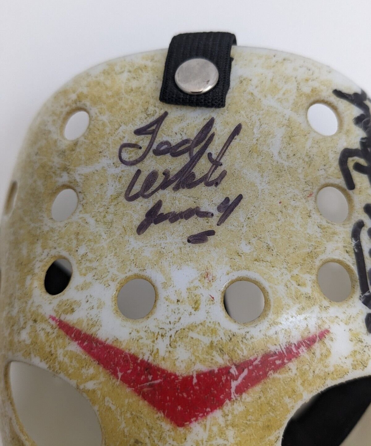 Steve Dash Signed Jason Friday the 13th Hockey Mask Inscribed
