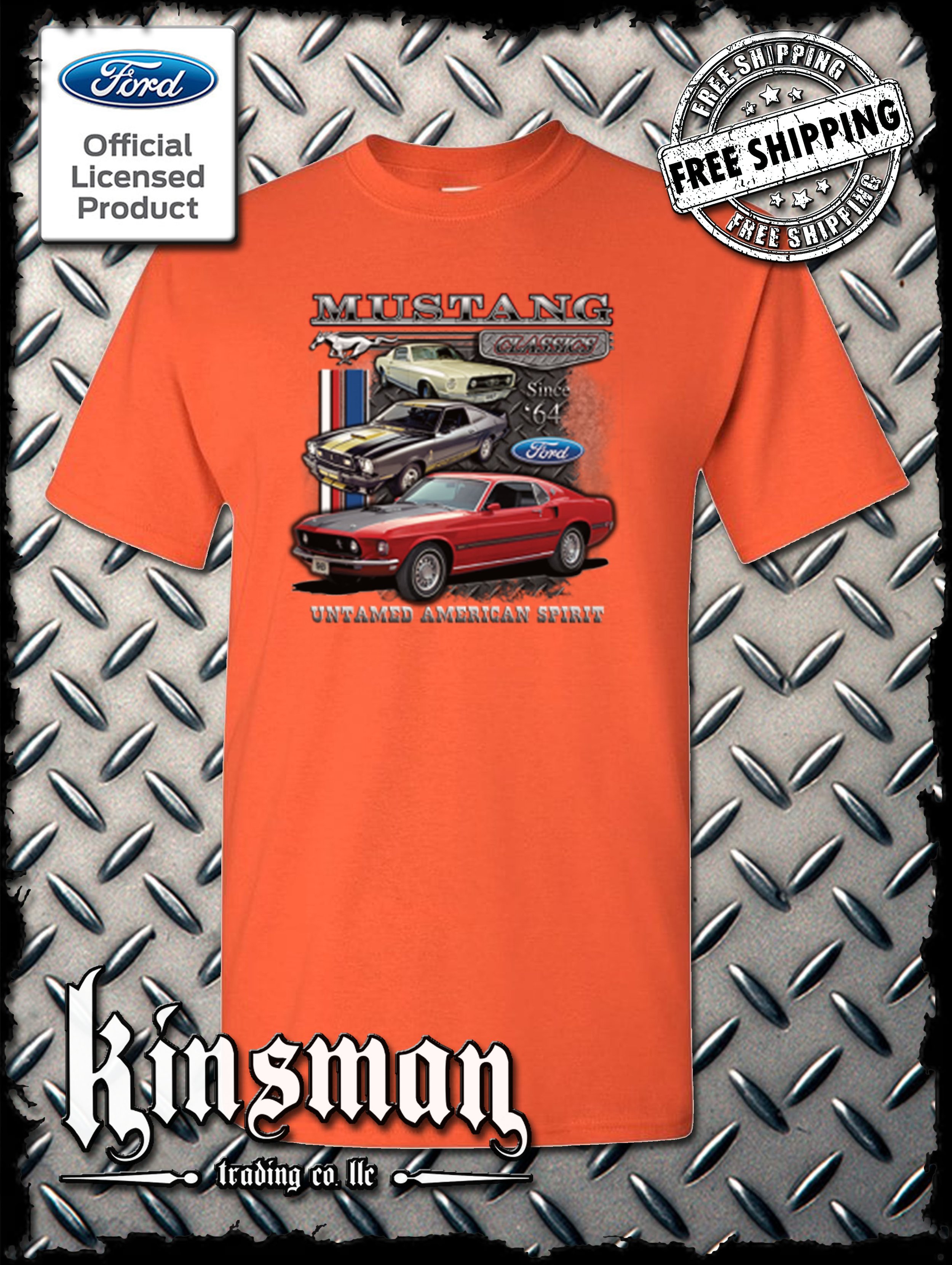 Mustang Untamed Shirt Orange.jpg