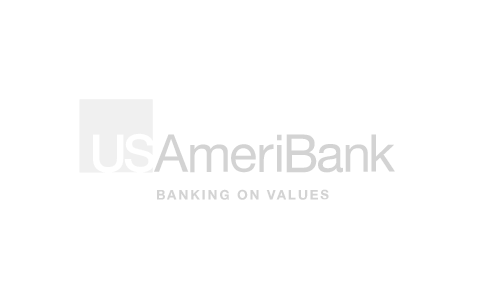 AmeriBank logo with the tagline 'Banking on Values' on a black background.