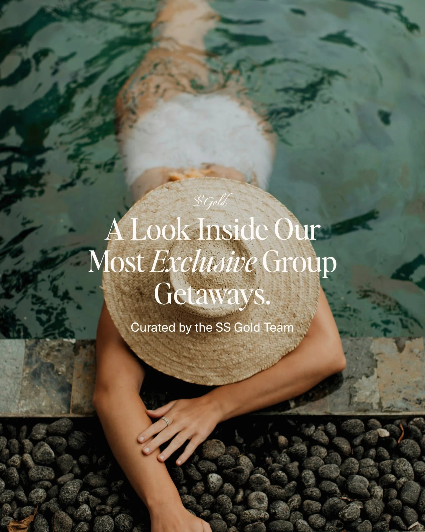 Step inside the most exclusive group getaway our team has curated this season. 

Group travel is never one-size-fits-all. At SS Gold, we know it takes thoughtful planning, personalized experiences, and countless details coming together seamlessly beh