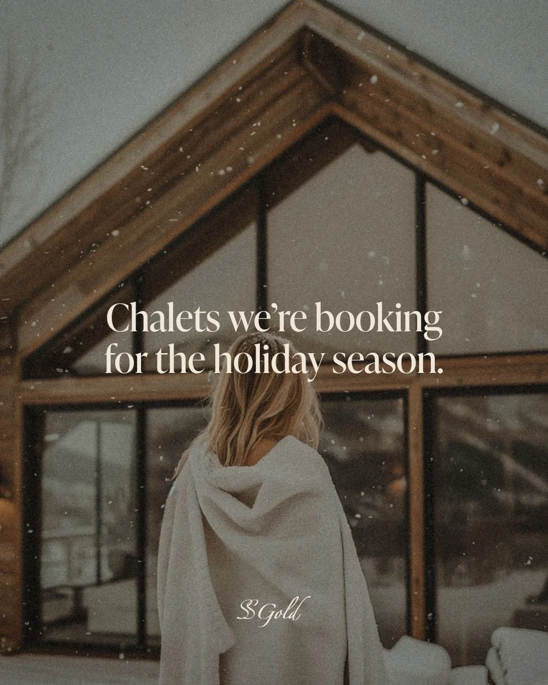 The best chalets for the holiday season book quickly, and access to the right properties makes all the difference. ❄️

Through SS Gold, you can unlock our exclusive selection of villas and chalets around the world, and the possibilities are truly end