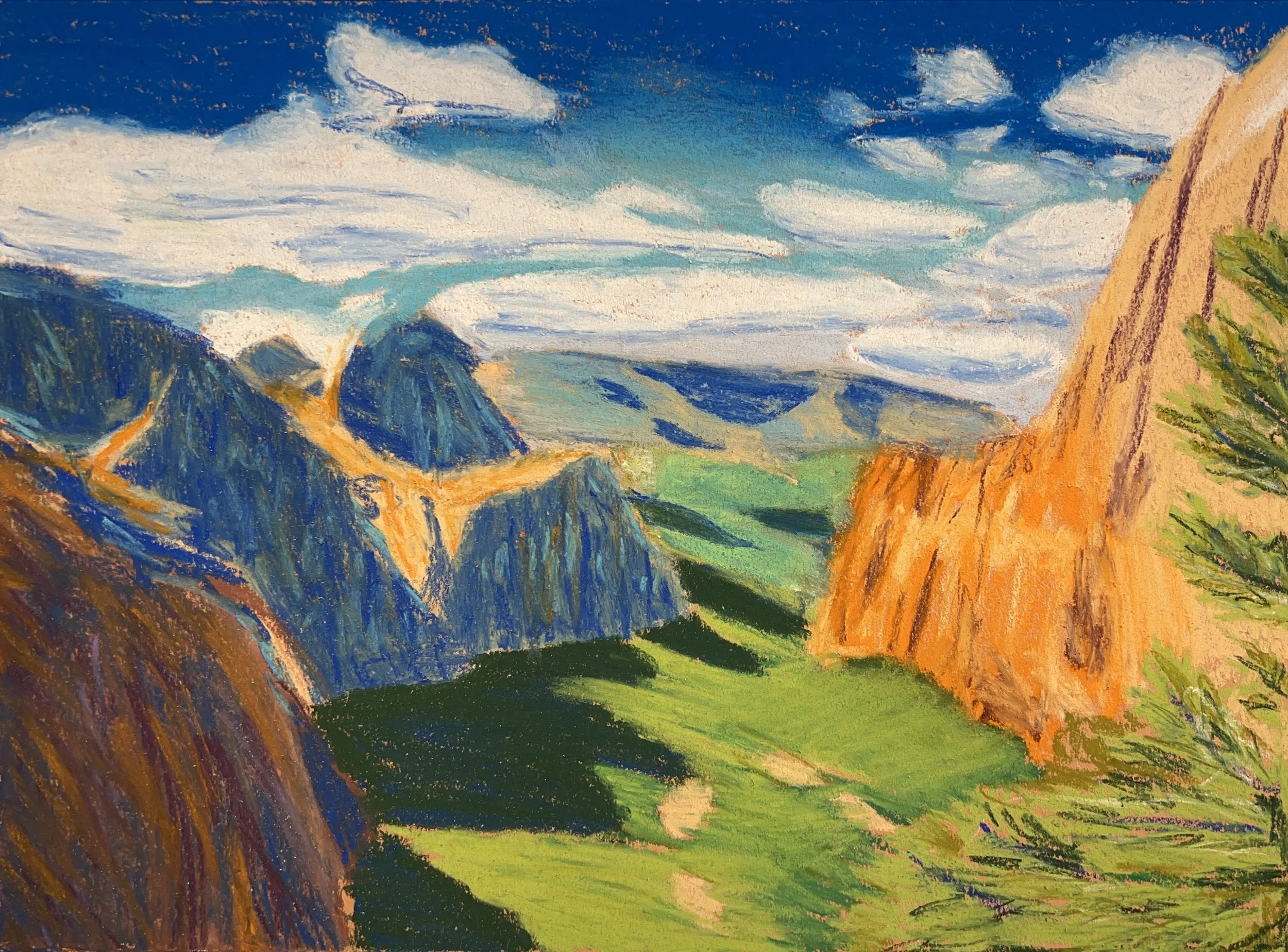 Chalk Pastel Sketch