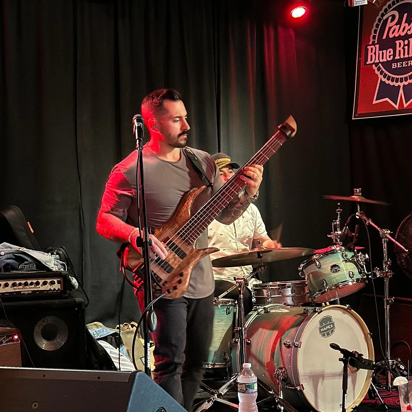 I think my basses look good in the shop but they never look better than on a stage! 
#bass #6string #bassbuilder #maker #makersmovement #luthier #luthierlife #ctmade #madeinct #makermovement #woodworkersofinstagram #woodworking #makerssupportingmaker