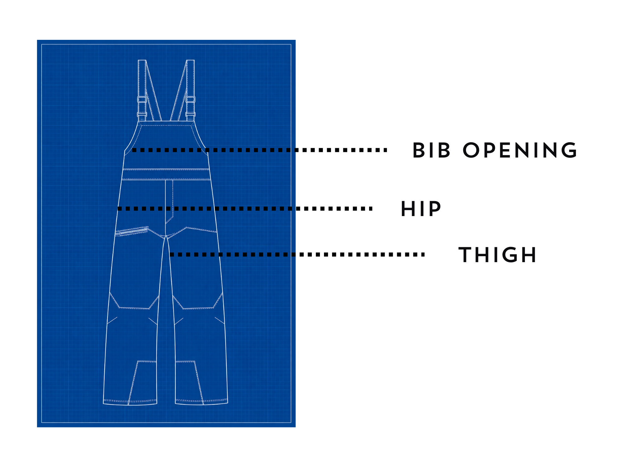 Men’s Bibs Sizing Reference