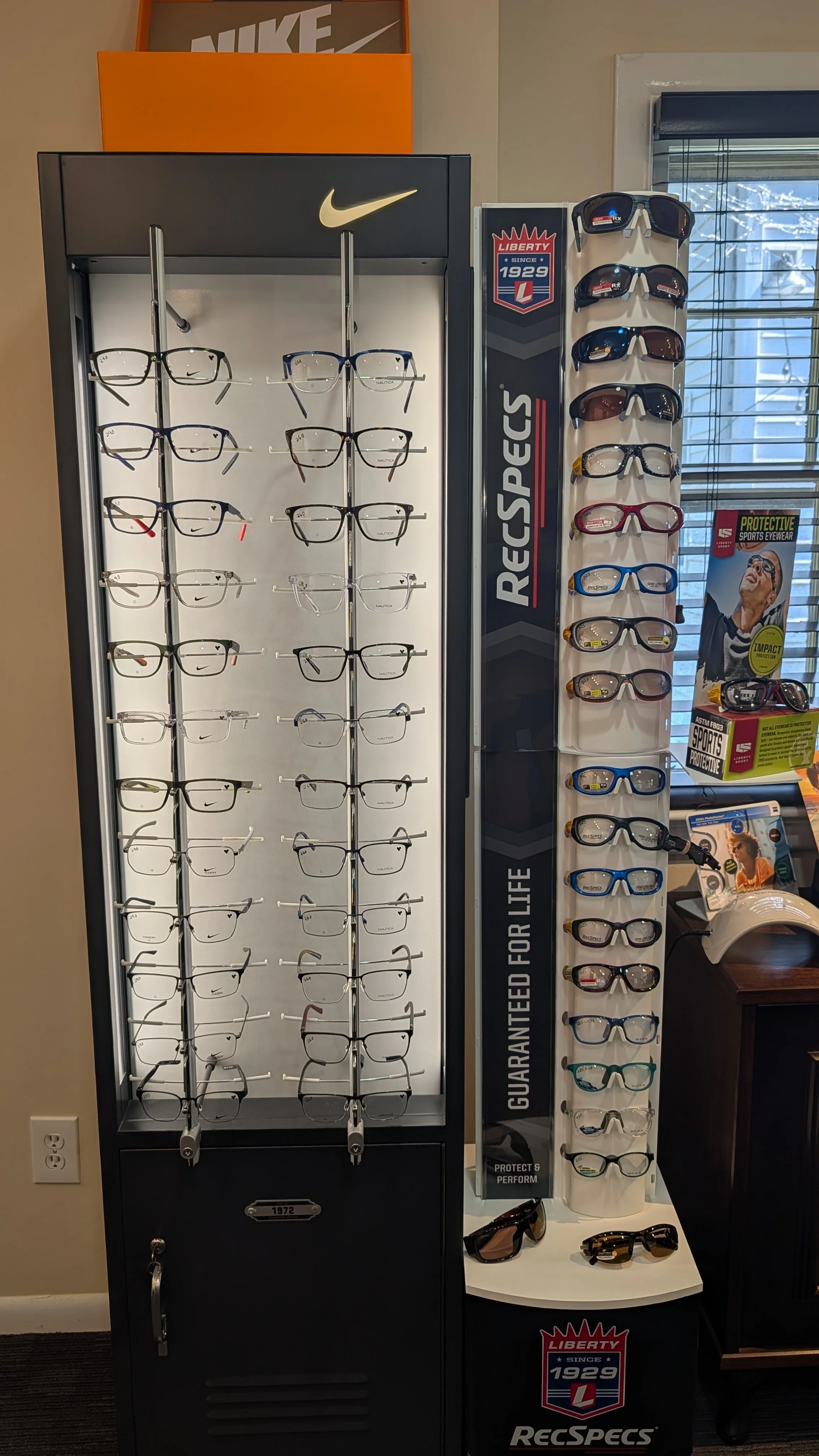 Liberty Sport / RecSpecs display