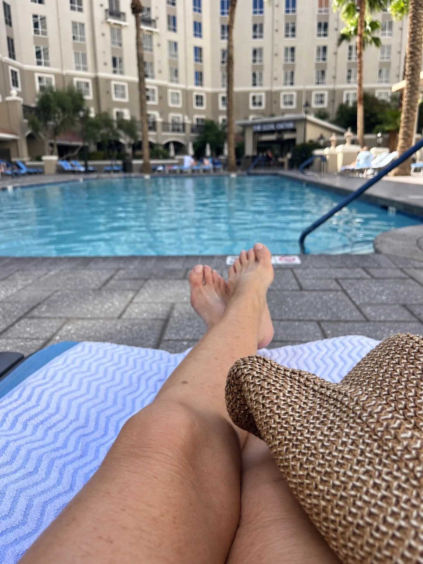 The obligatory pool pic. ☀️ 

Soaking up a little more Vegas sunshine before heading home to Michigan - what a fun trip filled with great moments and happy memories! 💙