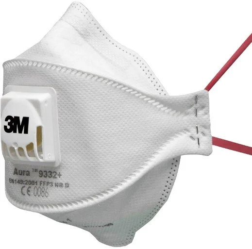 3M Aura 9332+ FFP3 Atemschutzmaske mit Ventil | The Face Mask 