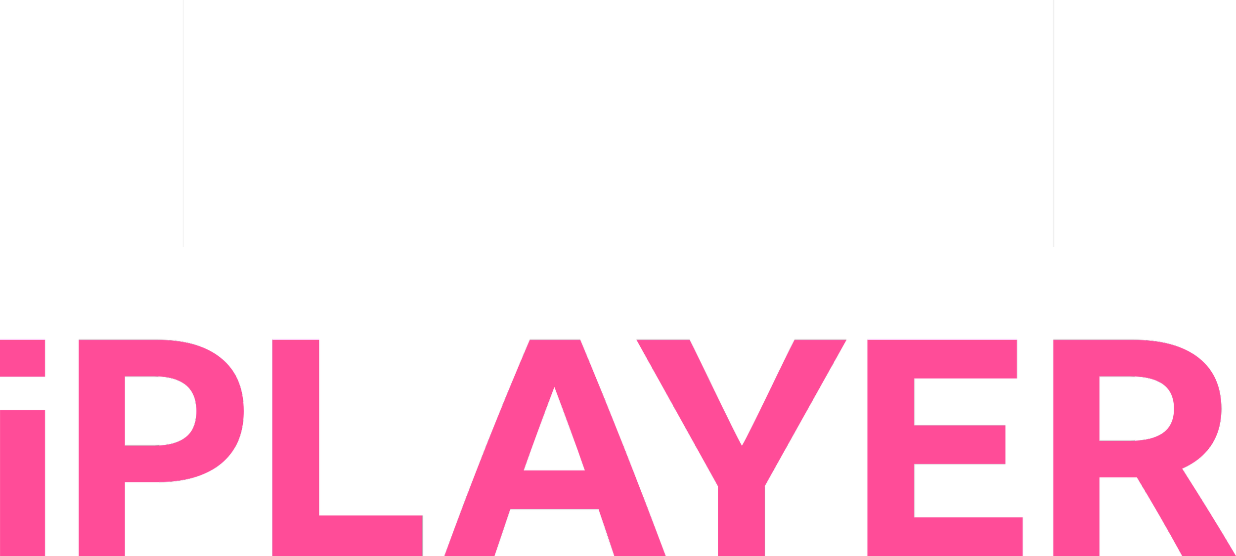 BBC Player logo with black, pink, and white colors.