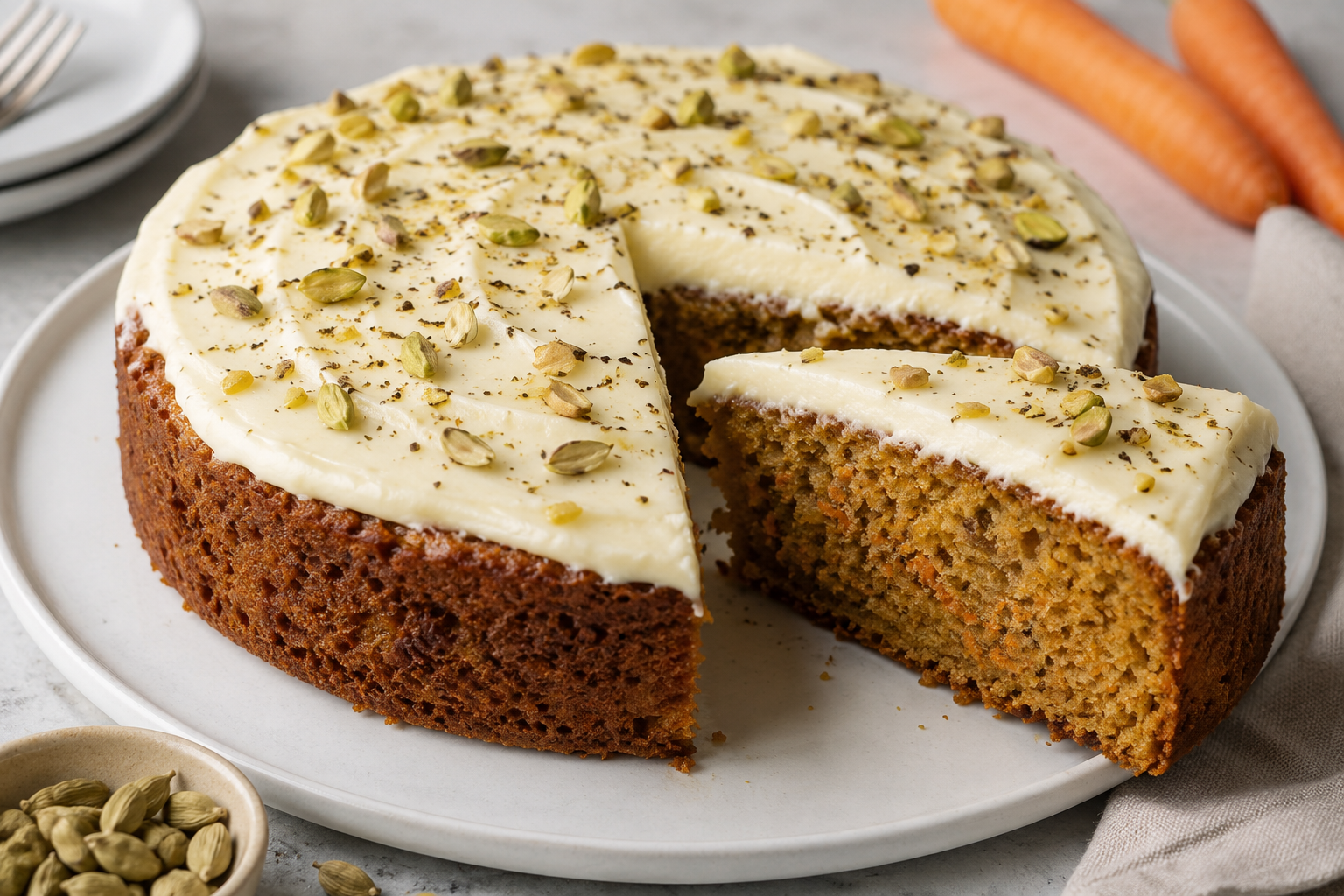 19/10: Mini chefs October camp: Carrot & cardamom cake