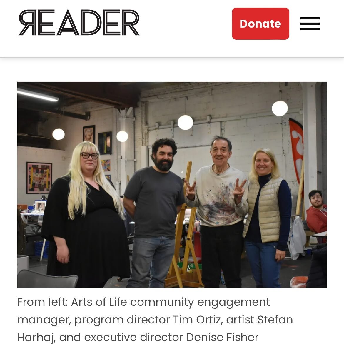 A really special piece from Kerry Cardoza @booksnotboyz for the @chicago_reader Spring Arts Preview shining a light on &ldquo;the joy-filled world of @the_arts_of_life&rdquo; and this incredible organization&rsquo;s 25th anniversary 🎨🖼️🧑&zwj;🎨