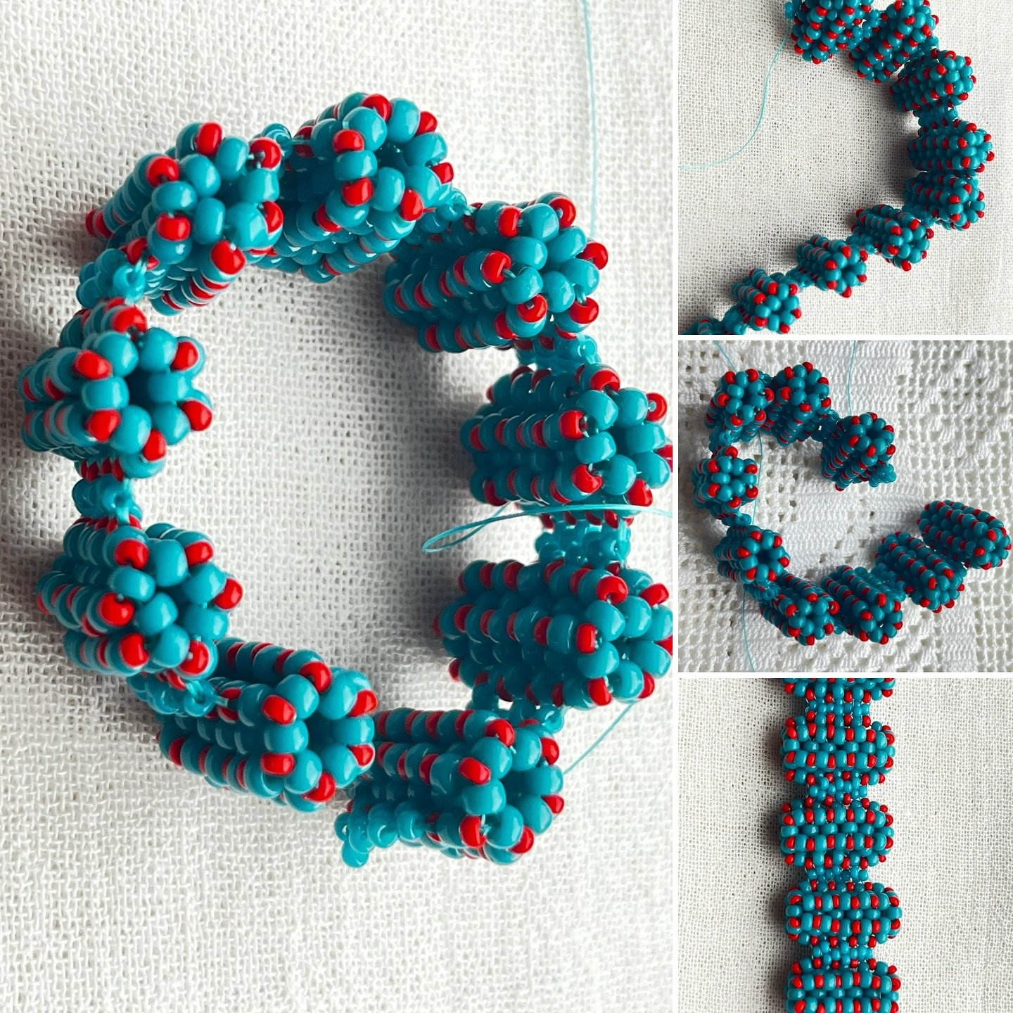 Work in progress. New bracelet in the making 💕😊🤩