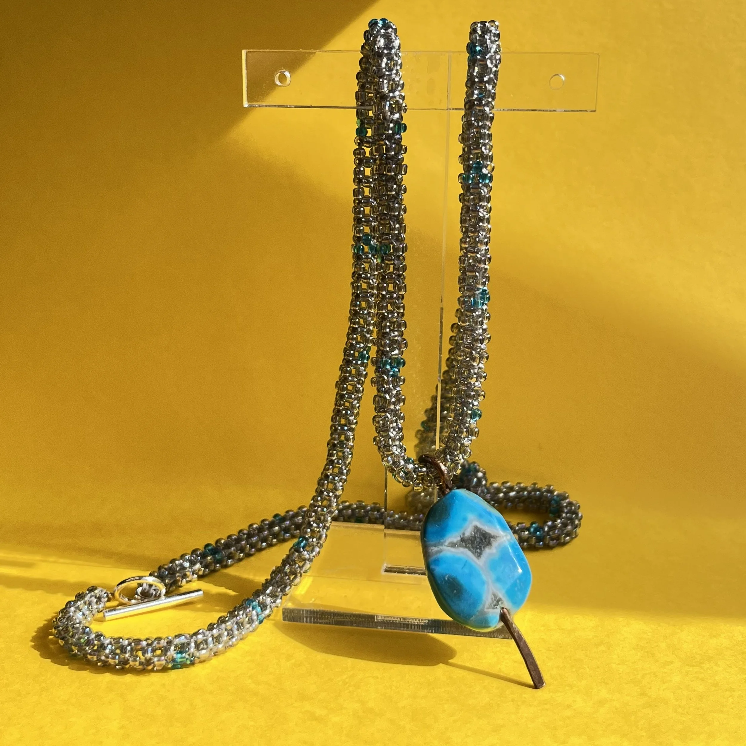 Blue agate