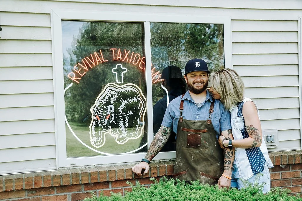 Owners Aaron and Ashlee Cochran 