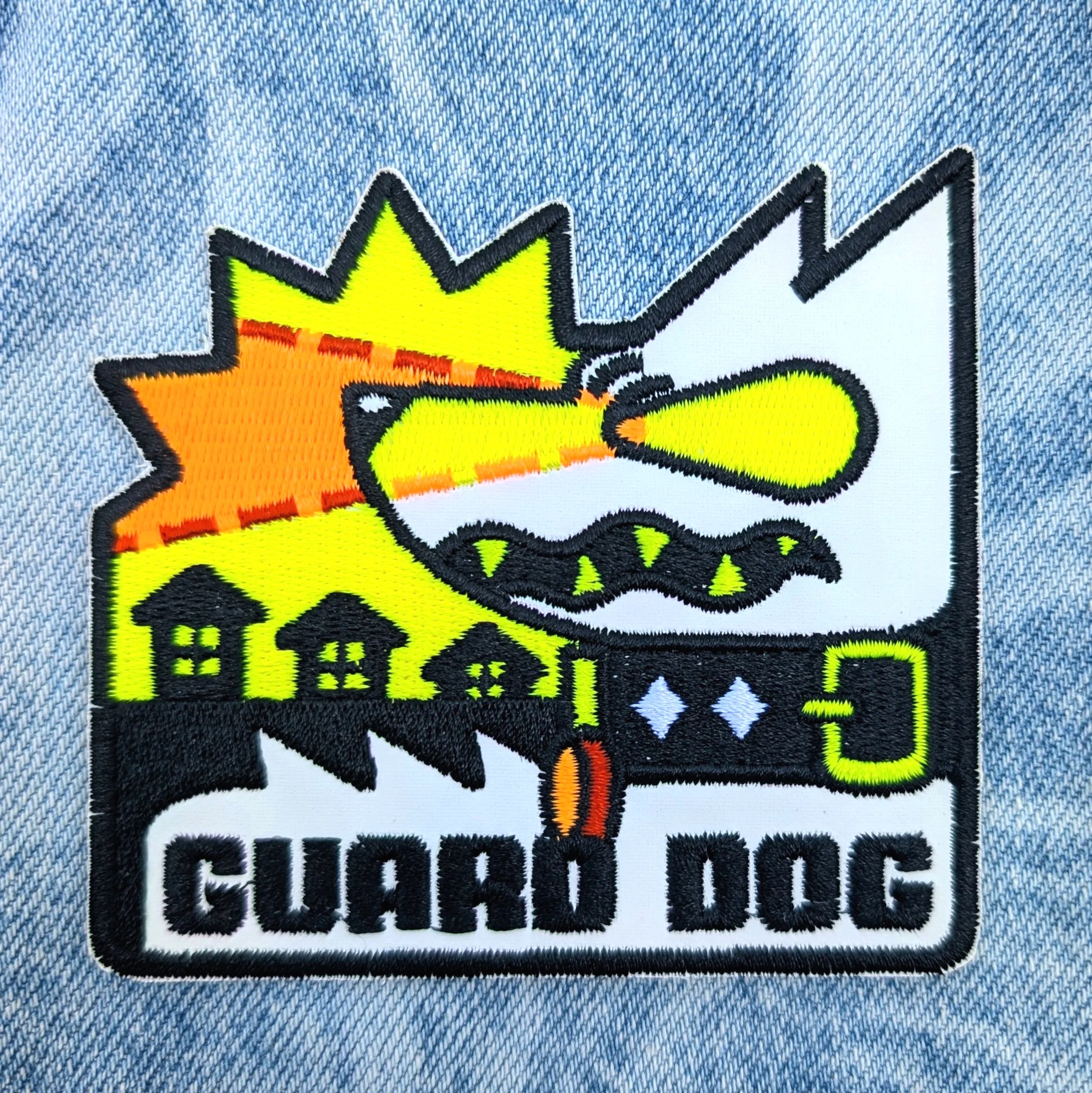 GUARD DOG Reflective Iron-On Patch