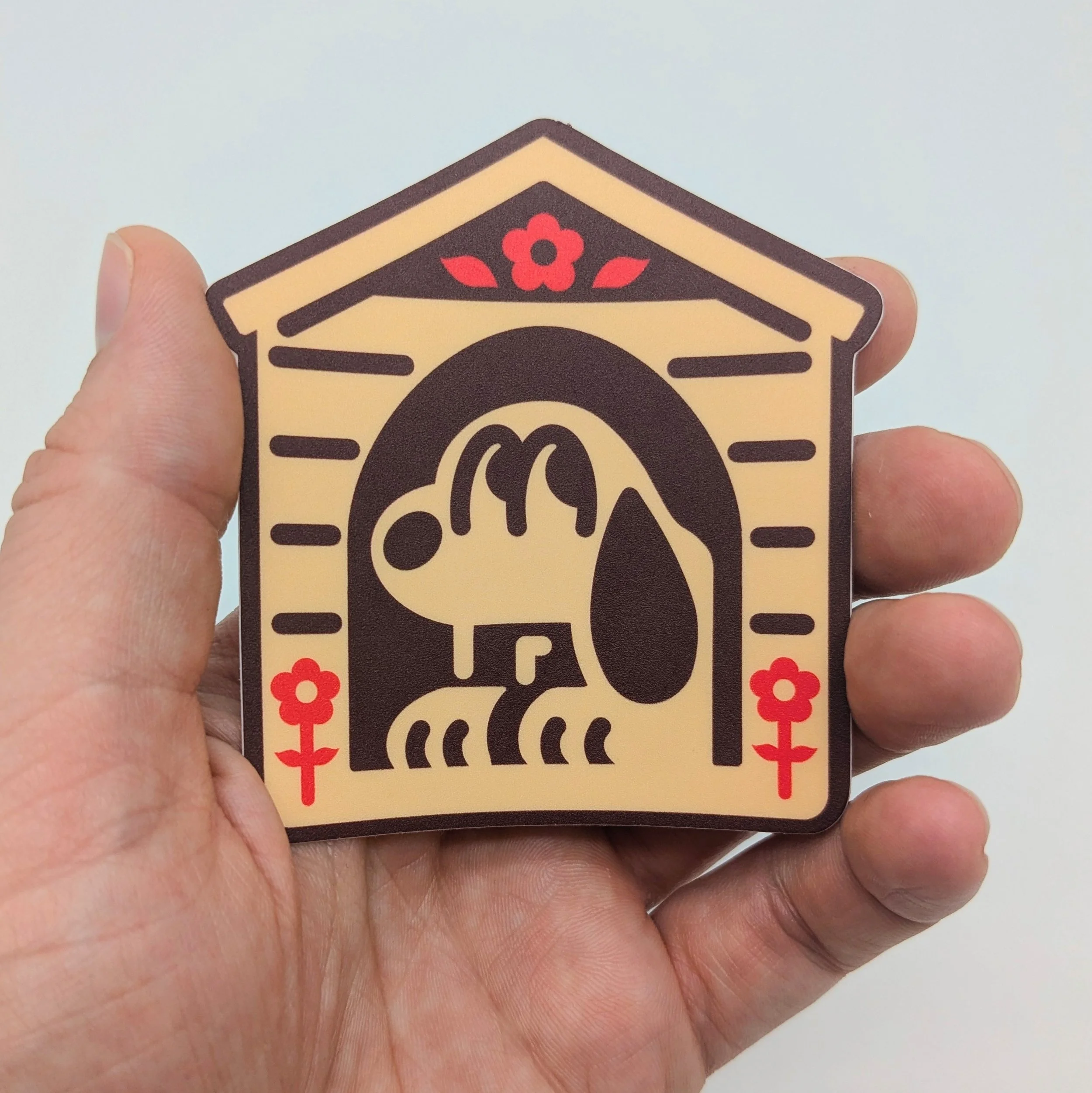 Doghouse Sticker