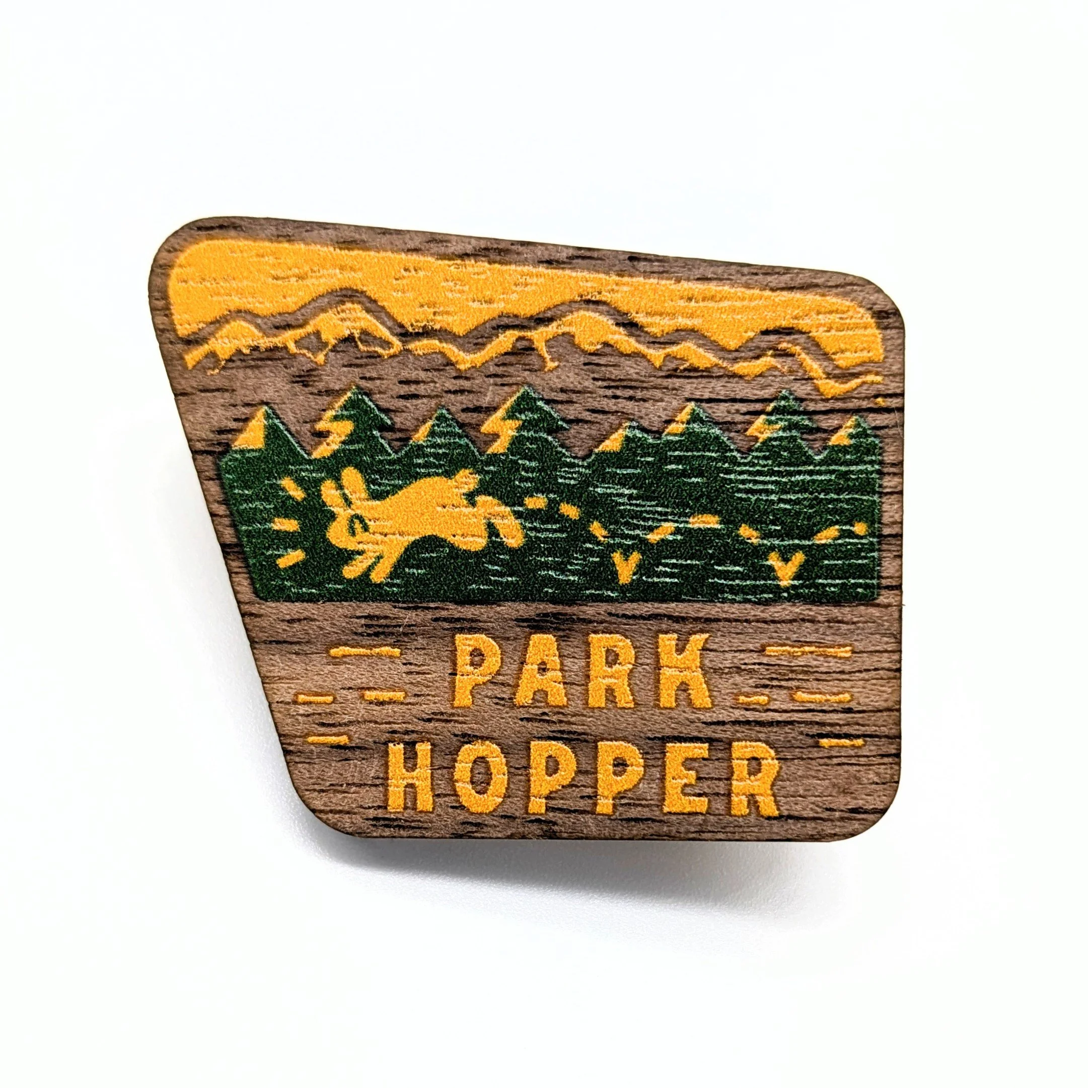 Park Hopper Wooden Pin