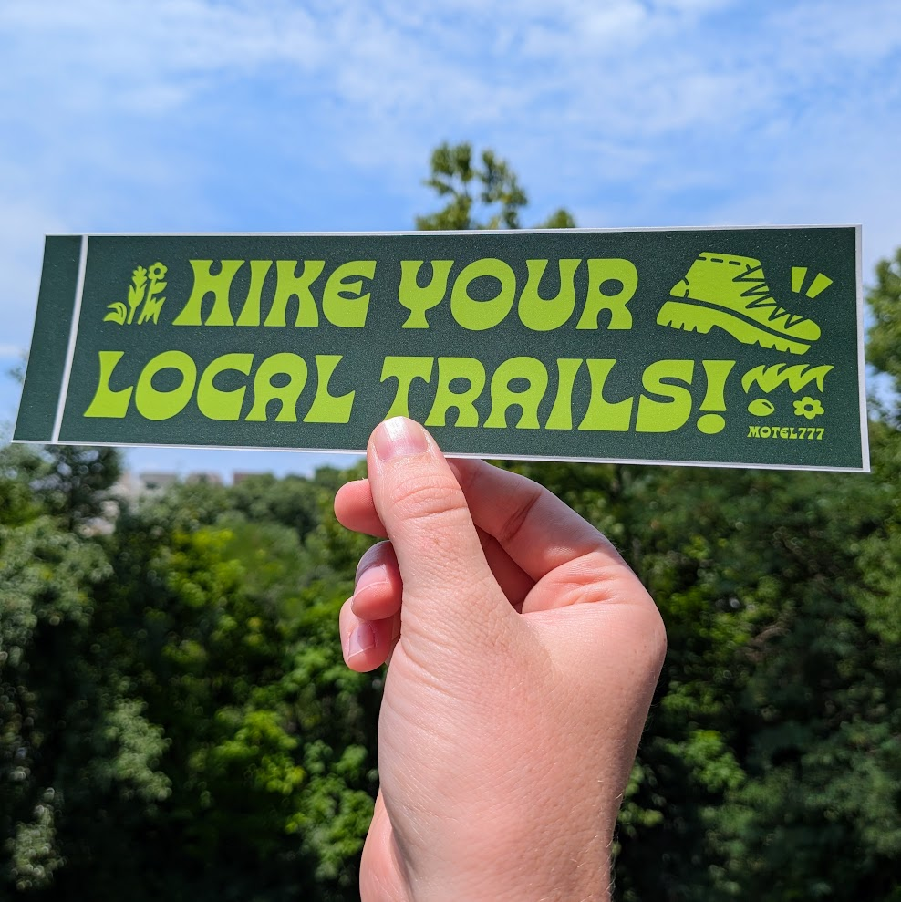 Local Trails Bumper Sticker