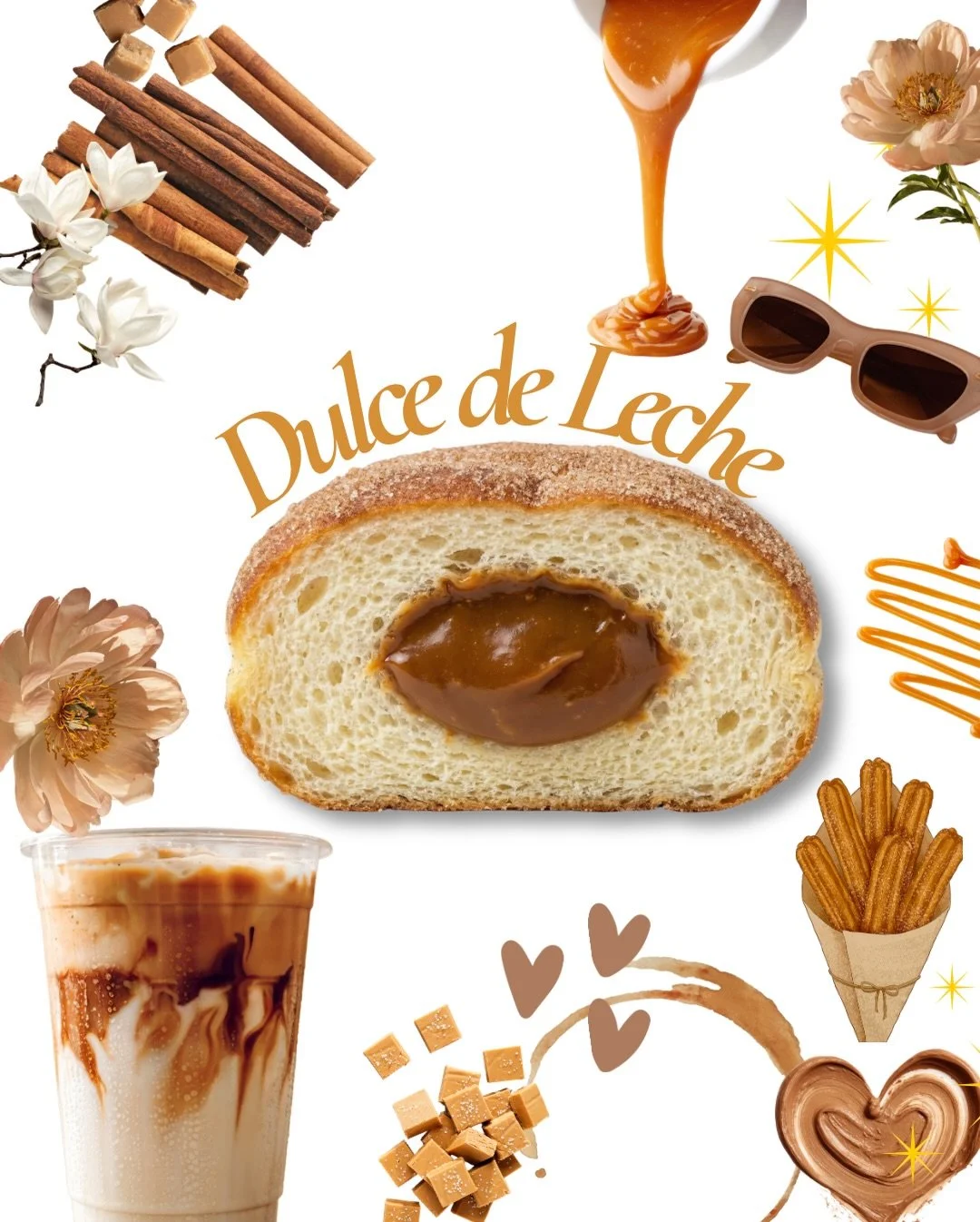 Stop what you&rsquo;re doing and imagine soft and fluffy pączki filled with milky caramel and rolled in cinnamon sugar. Pure heaven on earth! When I taste tested these I couldn&rsquo;t stop at just one. 😬

Dulce de Leche will be available April 4th 