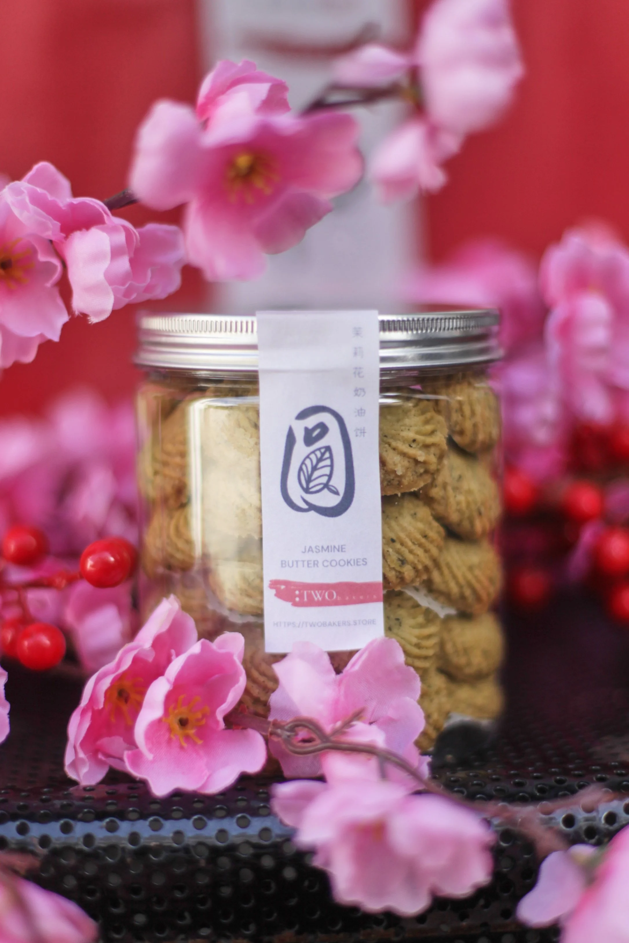 Jasmine butter cookies