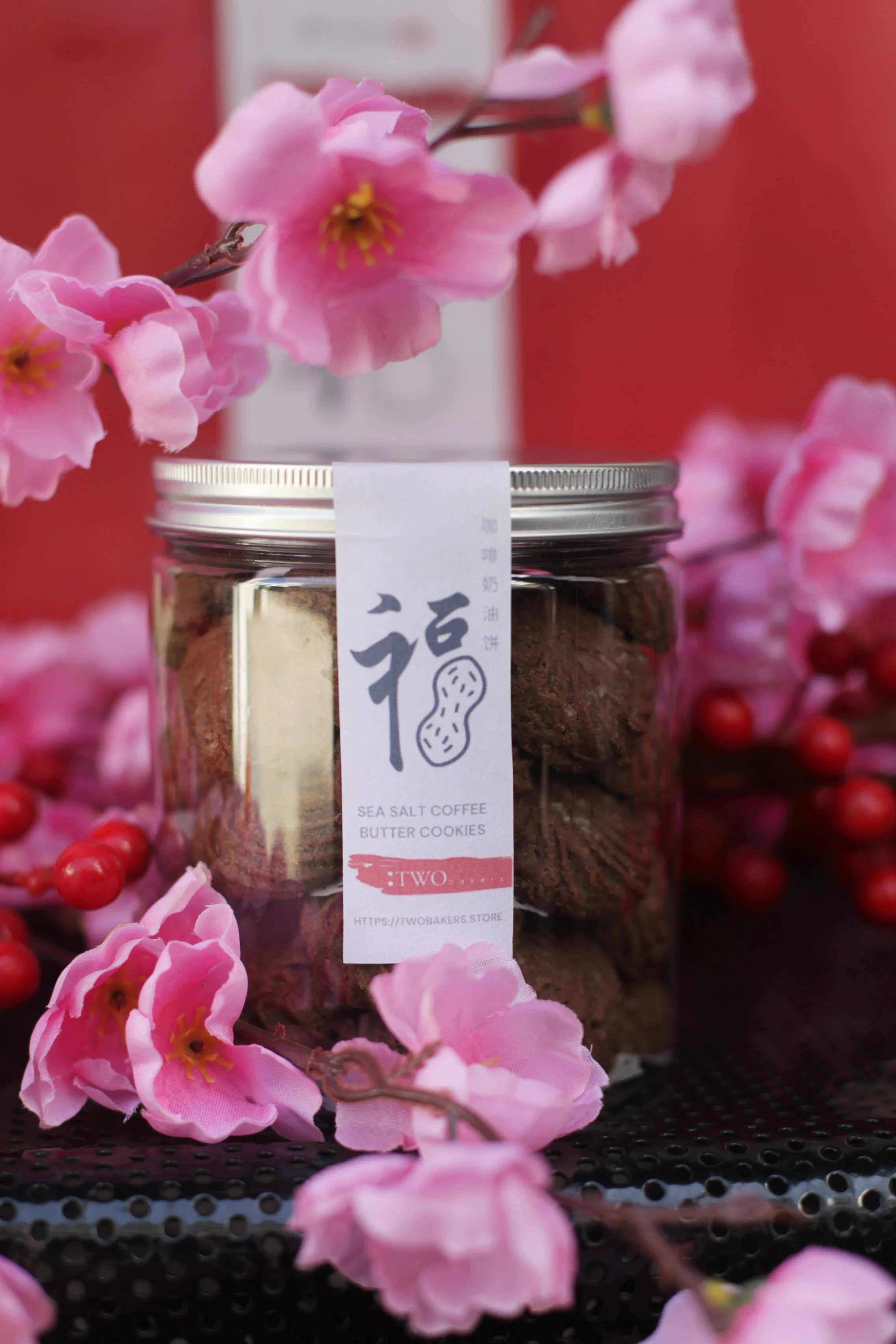 Sea salt coffee butter cookies