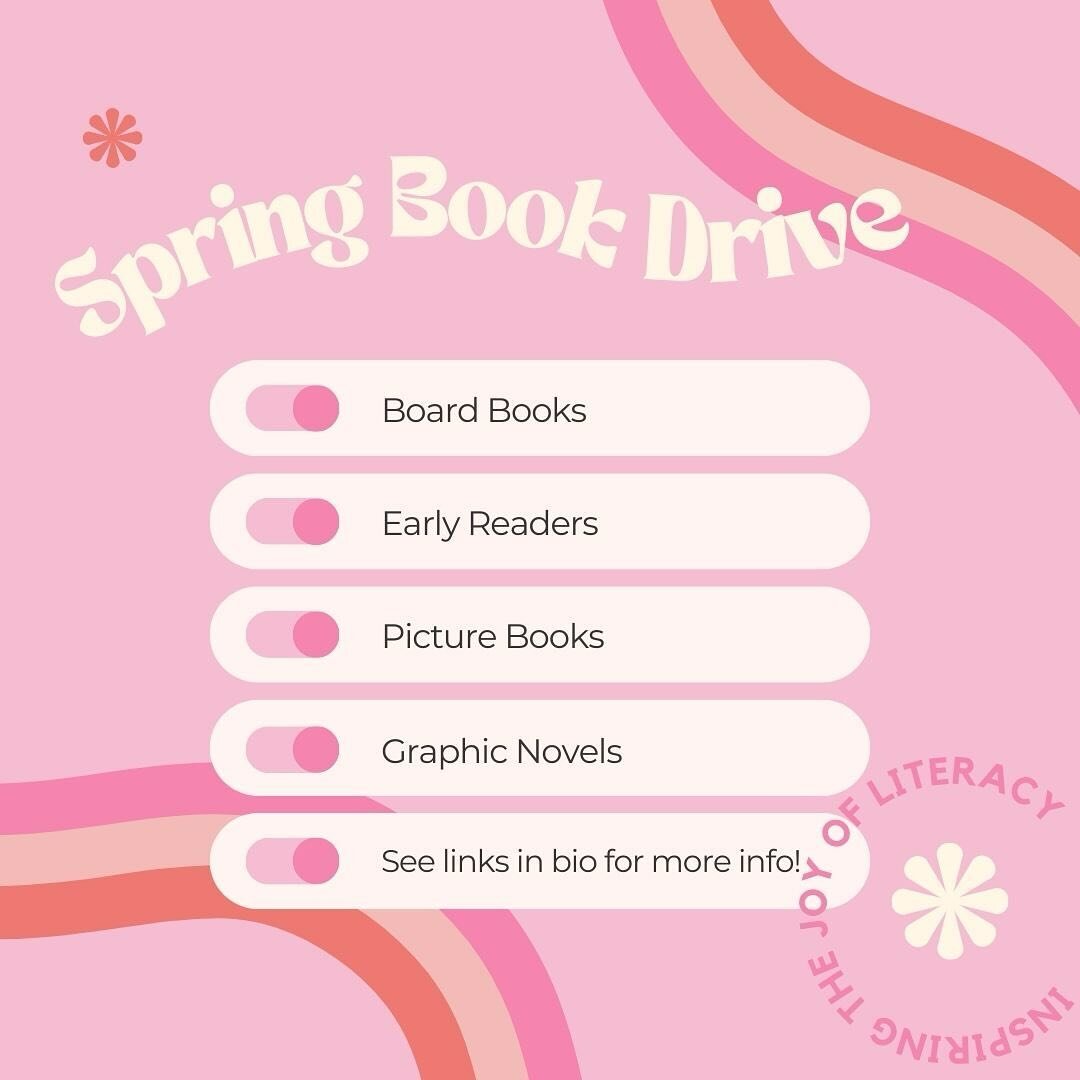 We need your help! Spring is almost here which means numerous spring literacy events offering children and families engaging books to keep them reading all summer. 

Ideally, our goal is to share 4,000 books before June! 

Please see our link in bio 