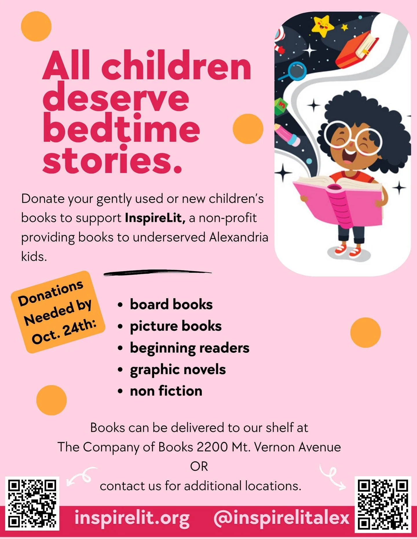 It&rsquo;s book drive time to prepare for October give aways and restock sharing shelves across the city! Please help by sharing with your network! #alexandriava #readeverydayalexandria #delrayva #dmvkids #bookdrive