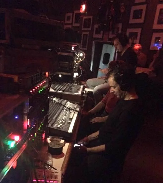 Directing a live WNYC Christmas broadcast from Birdland Jazz Club (ok, we were all doing some last-minute online shopping during a performance)