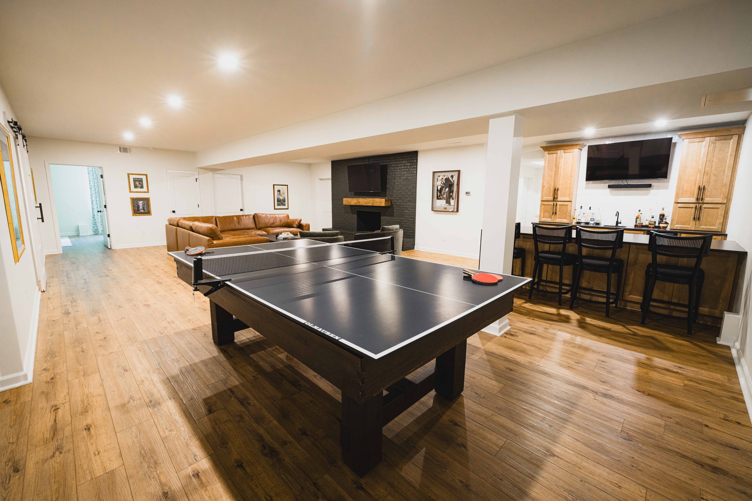 BGR Design Build Basement Remodel in Athens, GA