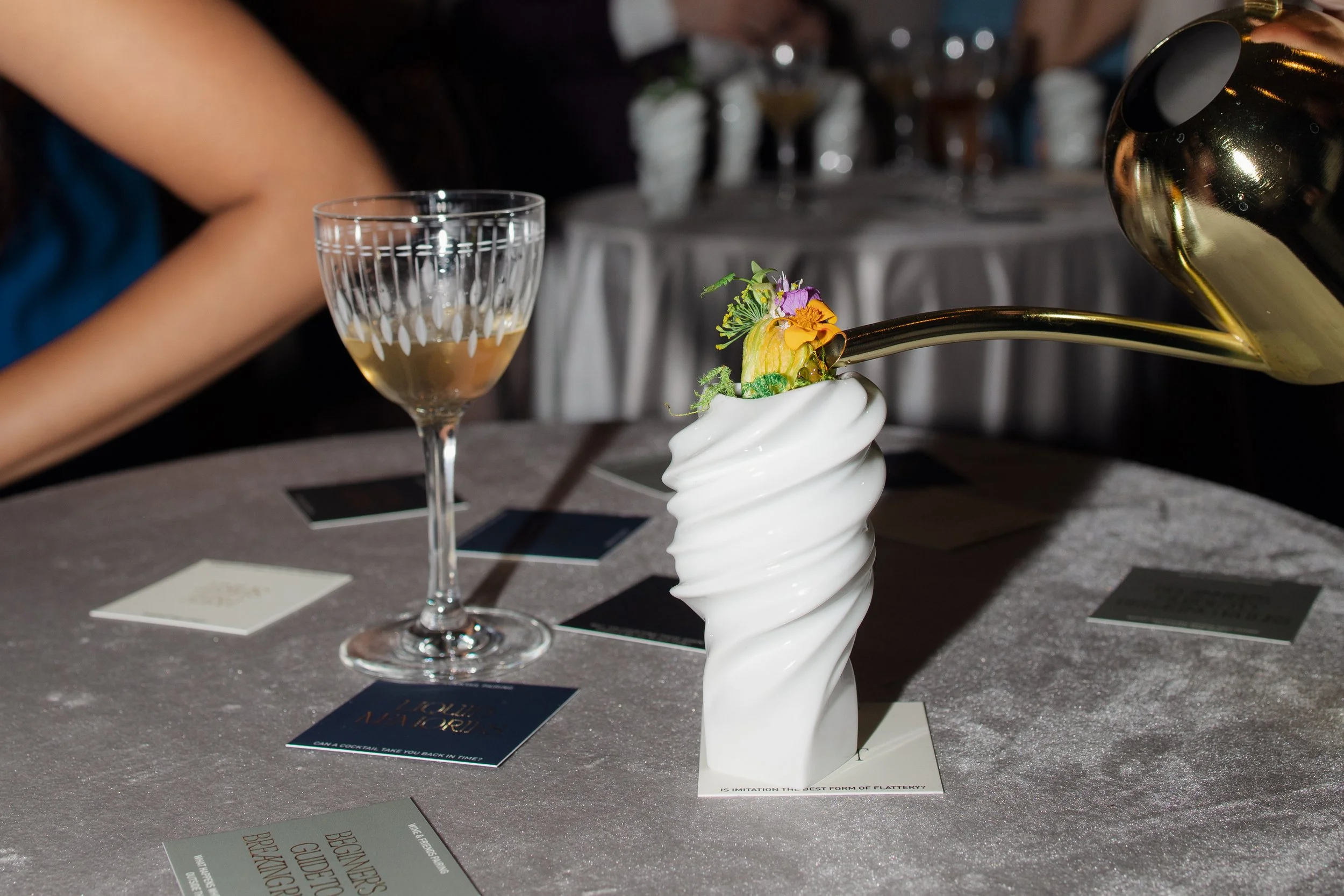 Welcome bites in the Welcome Foyer