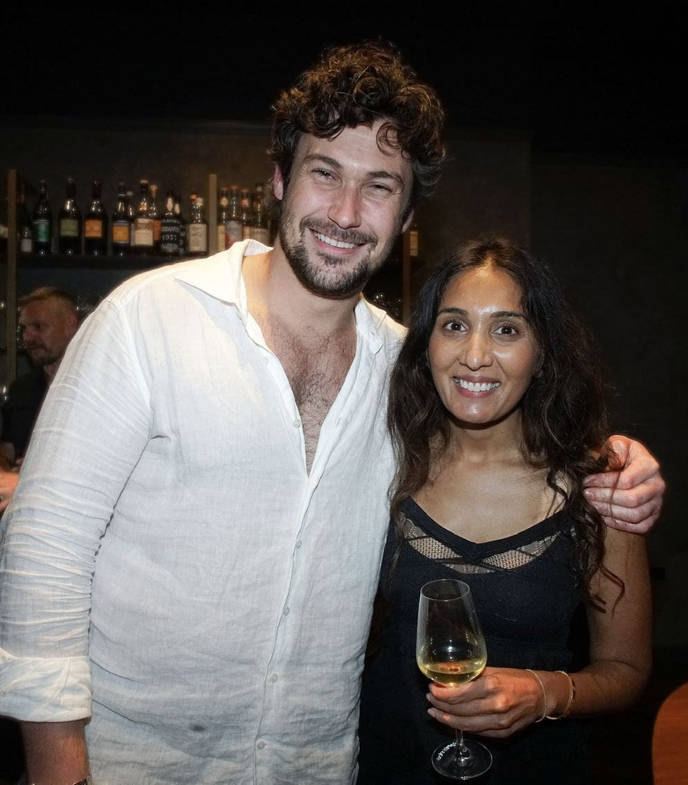 Nicolai and Shreena at one year anniversary party