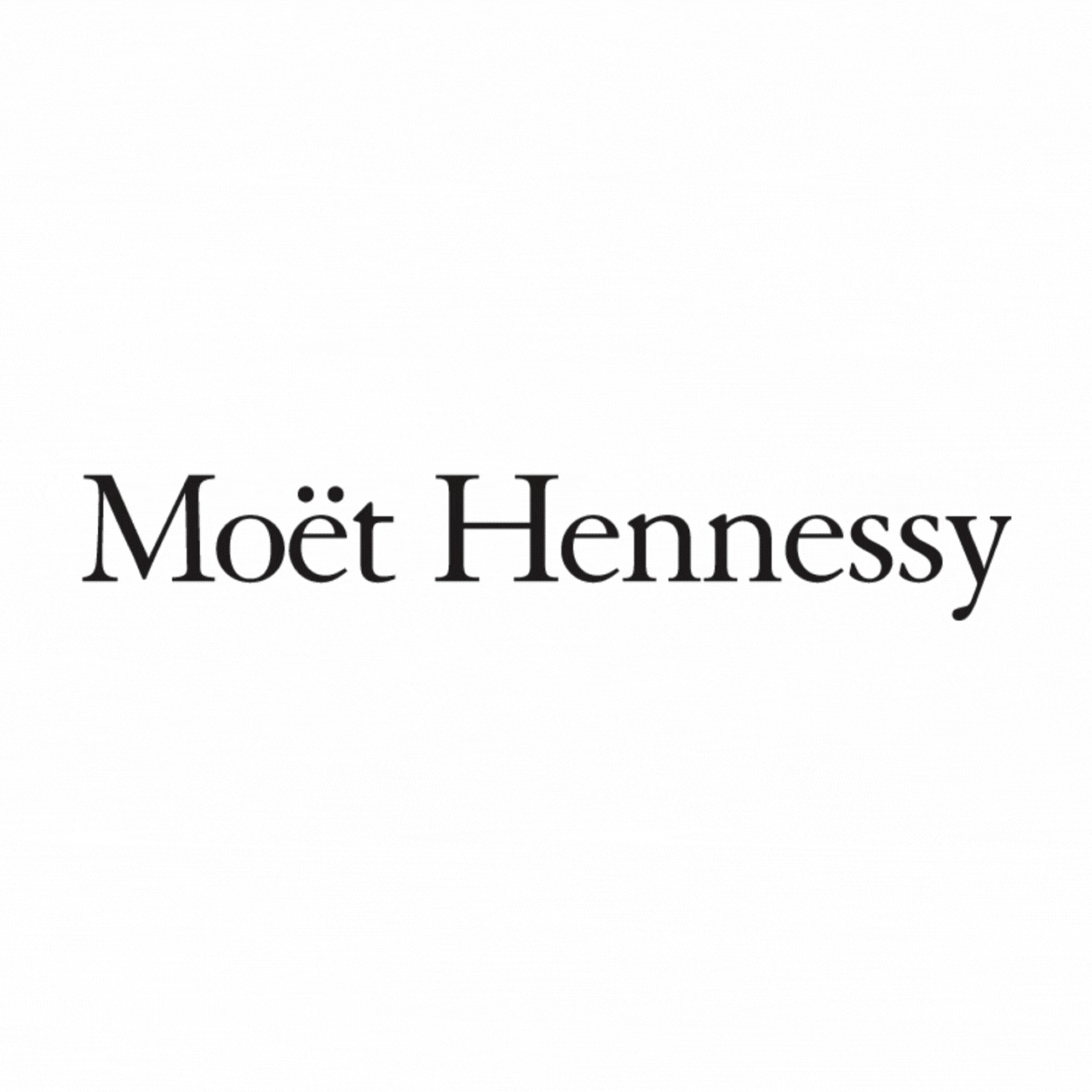 Moët Hennessy logo on a white background.