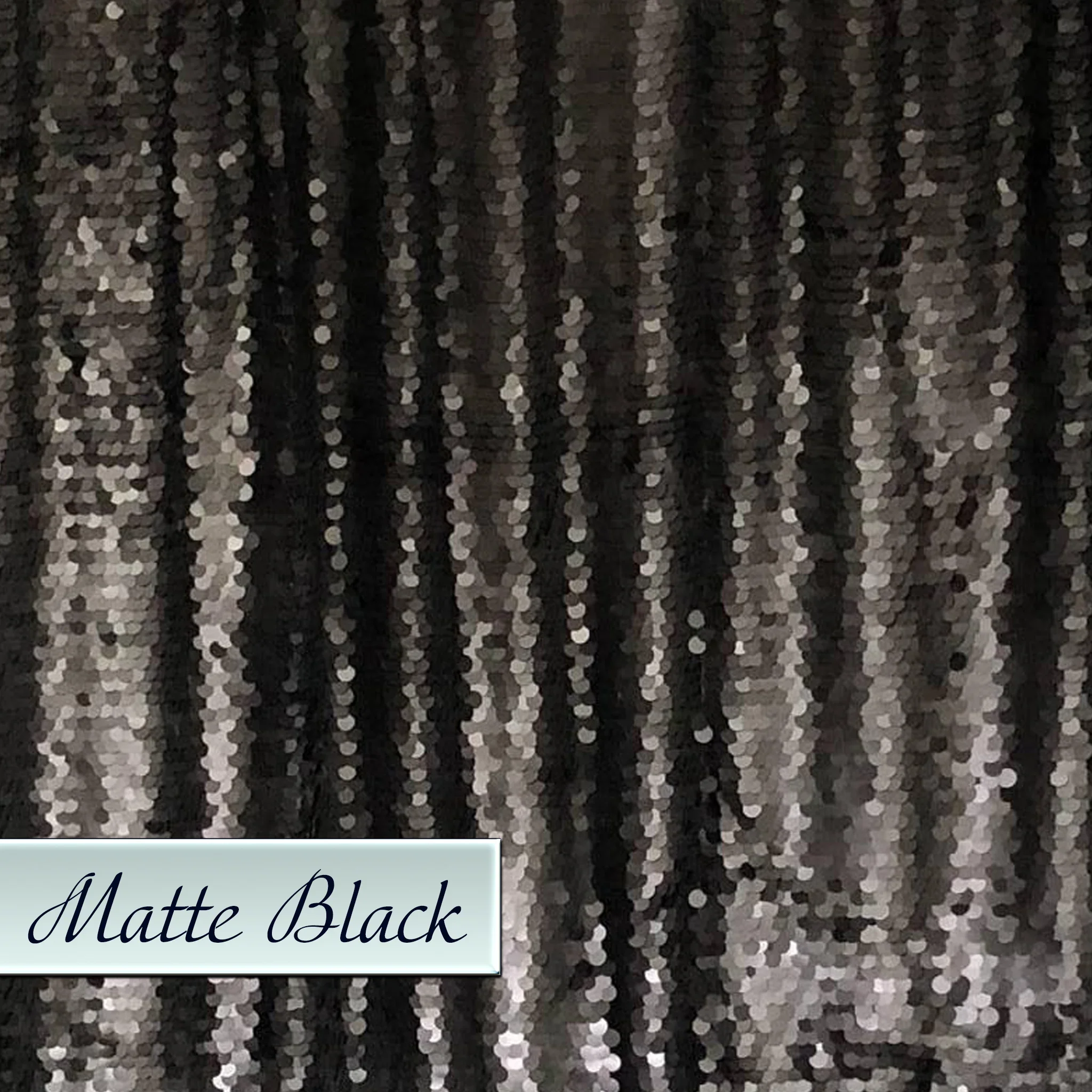 Black Large Sequin