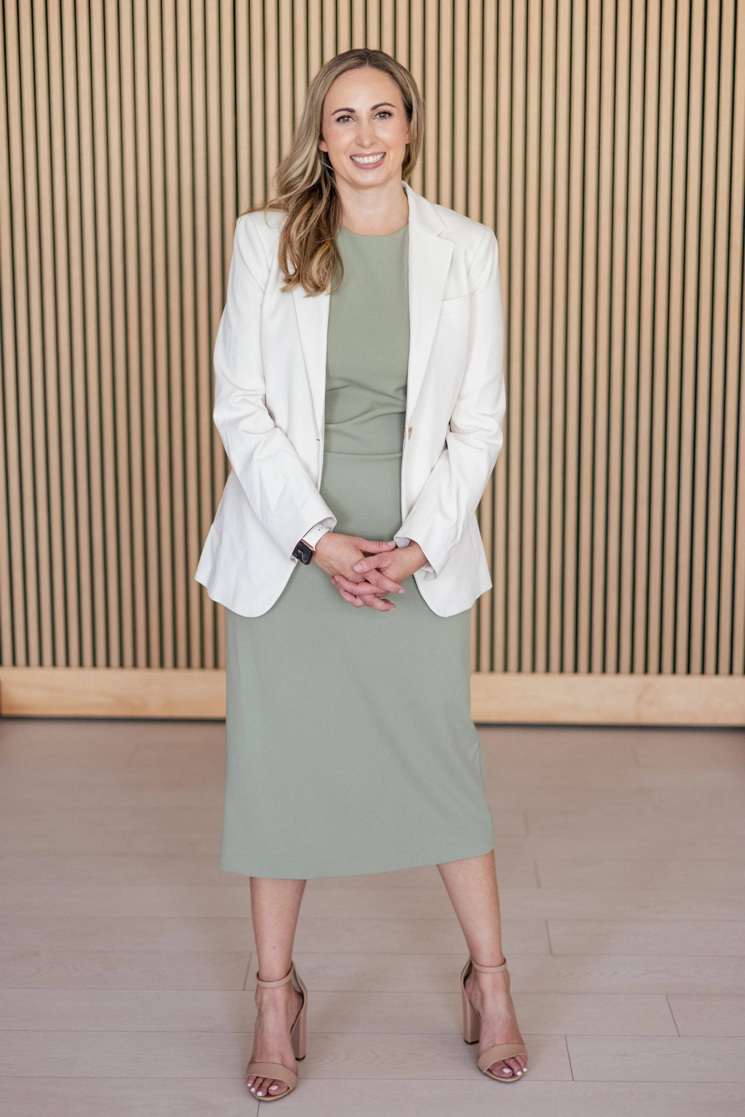 Stephanie Clanton, LPC-S, owner of White Rock Therapy, stands in her Southlake, Texas office, offering clinical supervision and consultation to therapists across Texas.