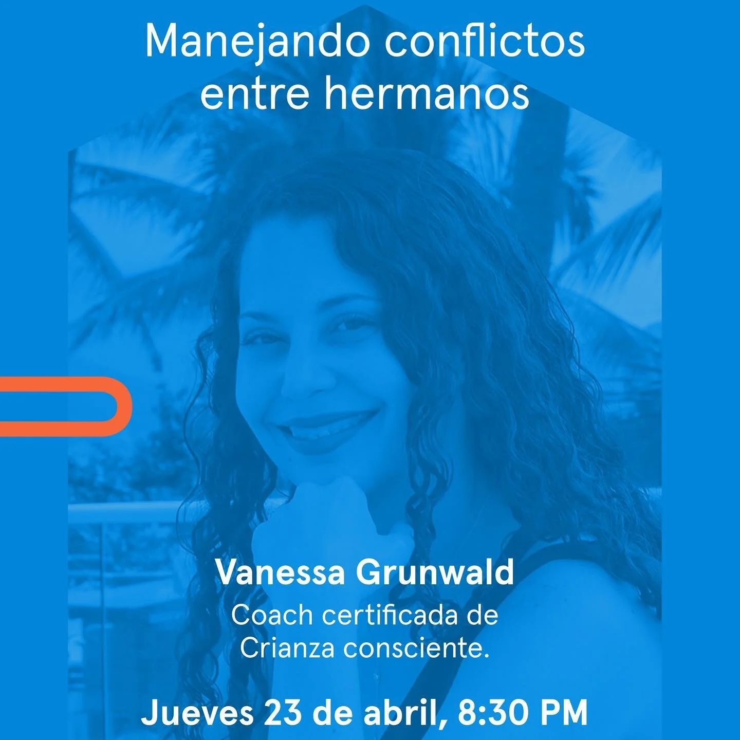 Los esperamos hoy en nuestro webinar de &ldquo;Manejando conflictos entre hermanos&rdquo; con @vanegrunwald a las 8:30 pm, si a&uacute;n no te has registrado te invitamos a hacerlo en la cuenta de @georgieboy.mx 🙌🏻
