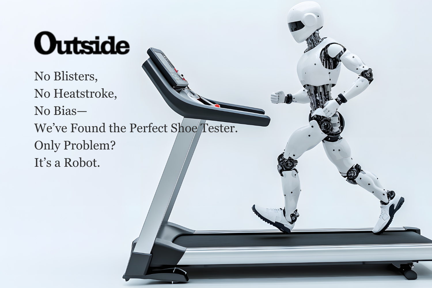 Outside - No Blisters, No Heatstroke, No Bias—We’ve Found the Perfect Shoe Tester. Only Problem? It’s a Robot.
