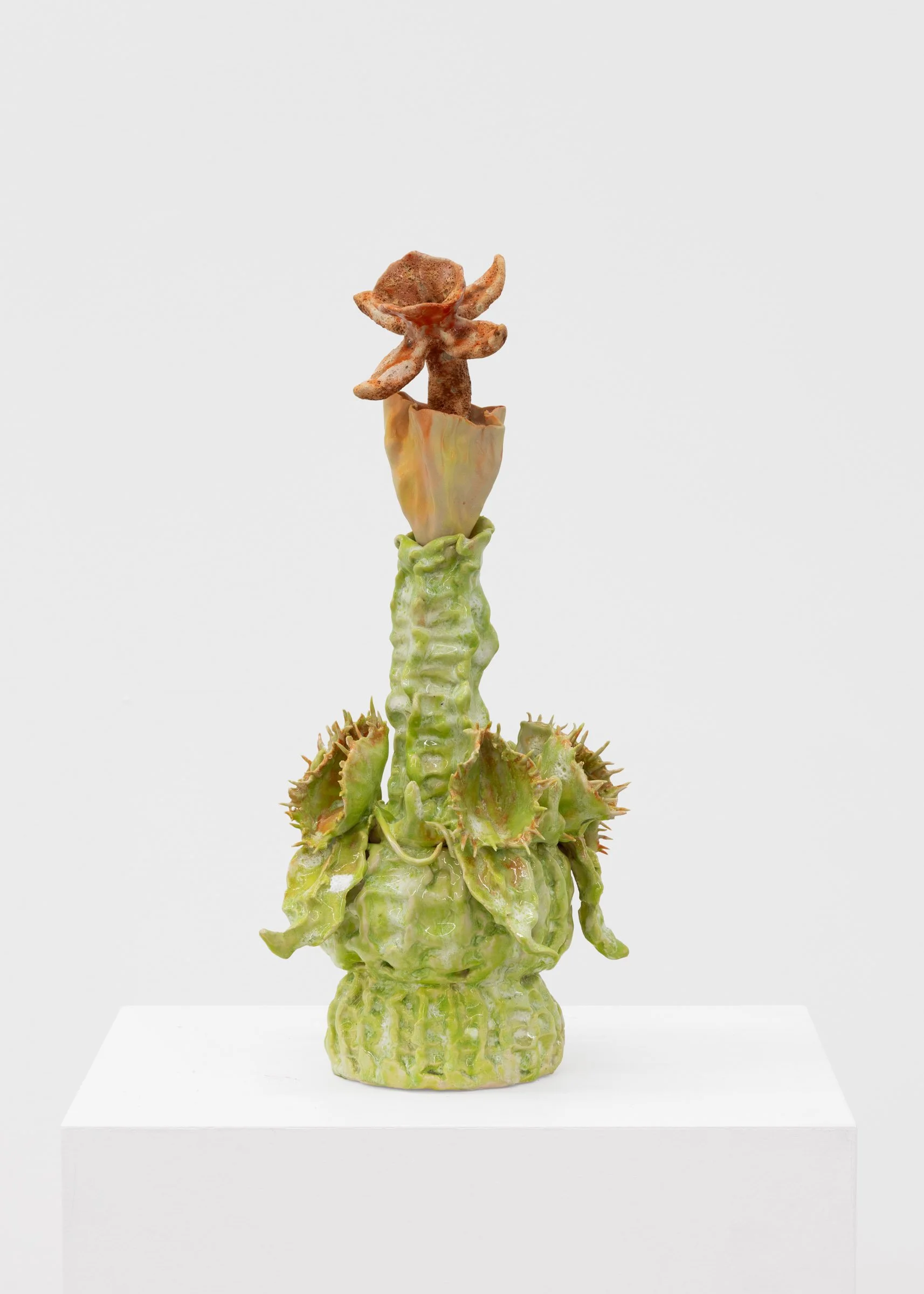 Nicole Levaque, "From Fruit to Flower", 2025
Glazed stoneware; 17" x 8.5" x 8.5"