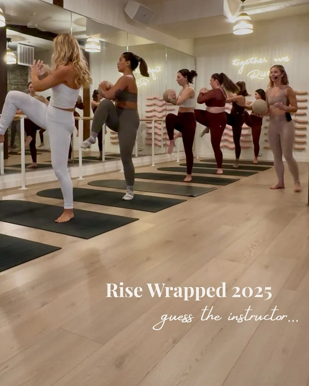 ✨ Rise Wrapped 2025 ✨
Our instructors&rsquo; Spotify Wrapped hits just dropped and we thought it&rsquo;d be fun to play a little game&hellip;
Can you guess which Wrapped belongs to which instructor? 🎧💛
Comment your guesses and we&rsquo;ll reveal th
