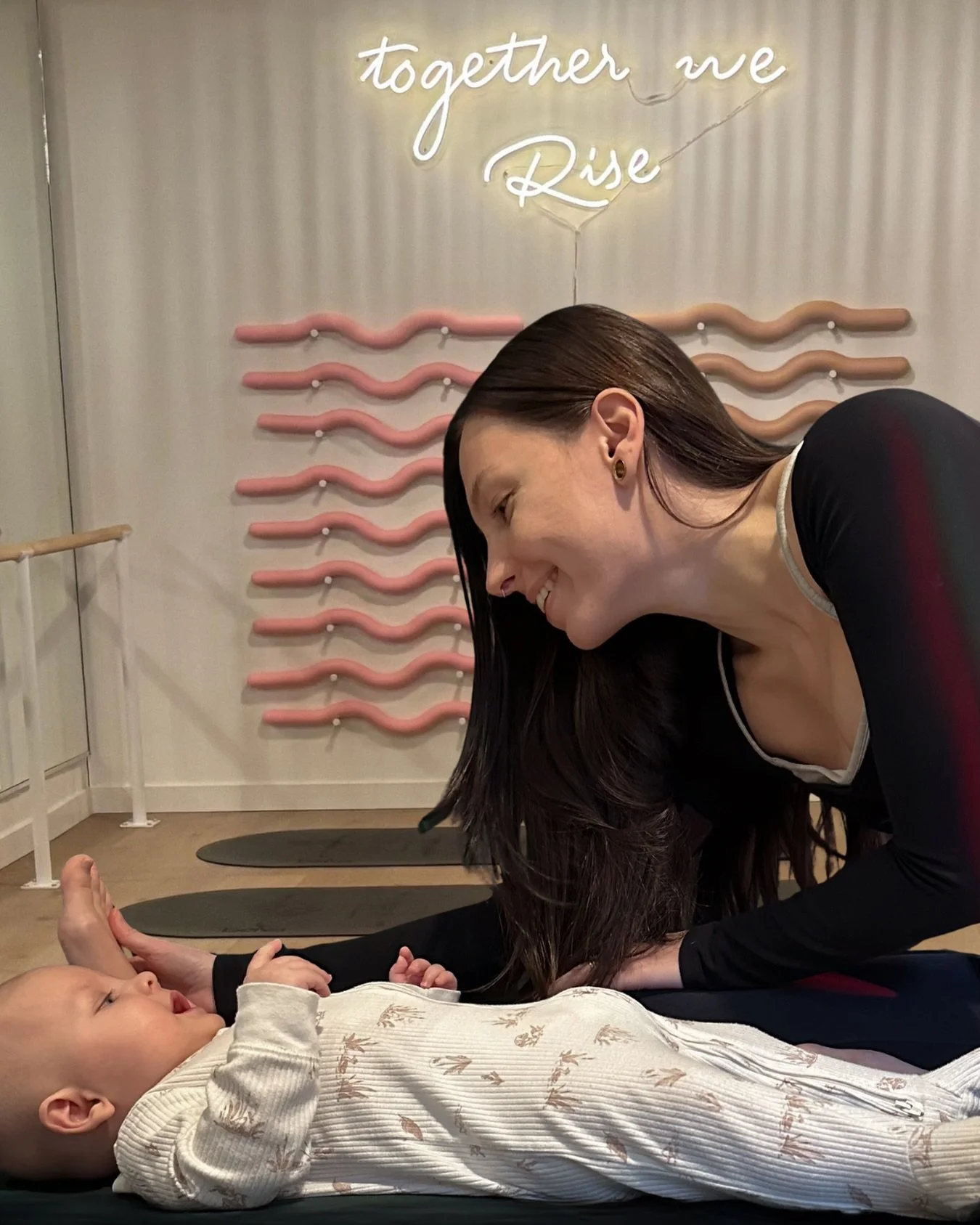Mama &amp; Me Yoga 🤍

Join Abbey and her sweet baby boy for a gentle yoga class designed for parents and their little ones (recommended ages: 6 weeks&ndash;18 months). Enjoy slow movement, stretching, and breathwork while keeping your little one clo