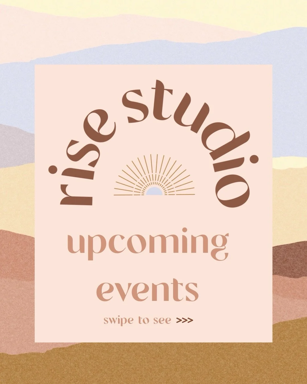 Spring is bringing all the good things ☀️
Swipe to see a few upcoming moments at the studio we&rsquo;re really excited about! 

From Pilates date night to Rise Restorative to our anniversary week and our first ever Mama &amp; Baby Pilates class &hell
