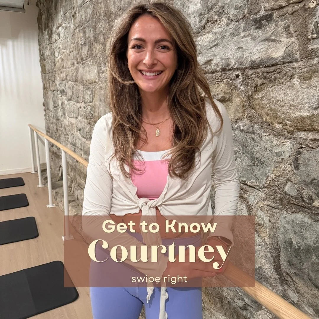 ✨ Meet Courtney ✨

Please help us welcome Courtney to the Rise team! 💗

After years of teaching yoga, Courtney discovered a love for Mat Pilates and the unique combination of strength, control, and mindful movement it offers. Her classes focus on bu