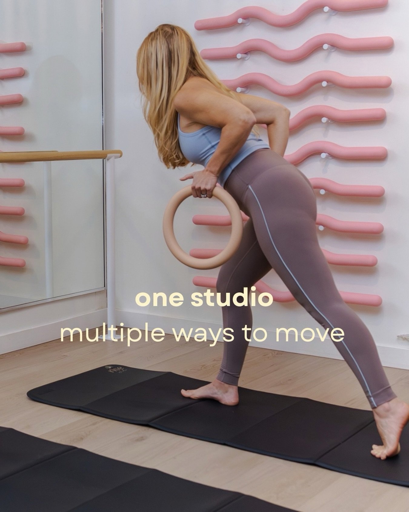 ✨Mat Pilates. Reformer Pilates. Barre. Strength. Yoga.✨

Different ways to move, build strength and challenge yourself, all in one place and alongside the same amazing Rise community.

Whether you have a favorite or like to mix it up, there&rsquo;s a