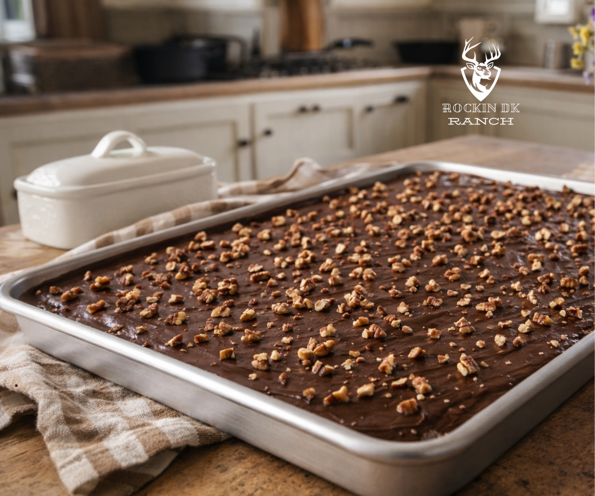 Chocolate Buttermilk Texas Sheet Cake