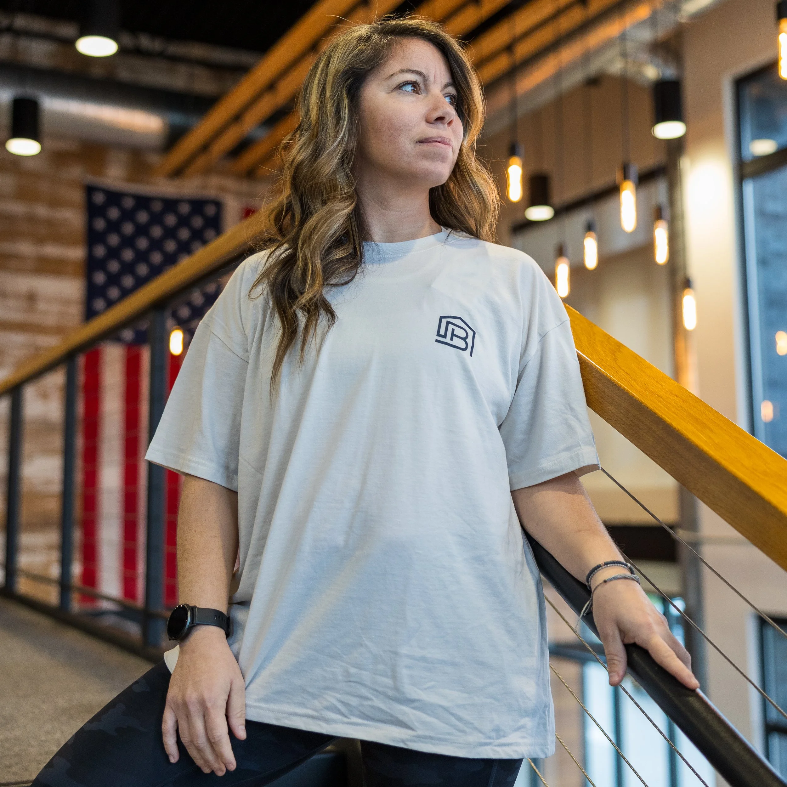 Ladies Oversized Shirt [Heather Canvas]